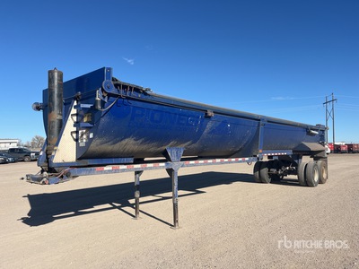 2019 HRD39 CTIS 39 ft T/A Remorque à benne basculante