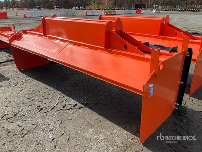 2025 Kit Containers BA-SP-STE-12 141 in Skid Steer Snow Pusher