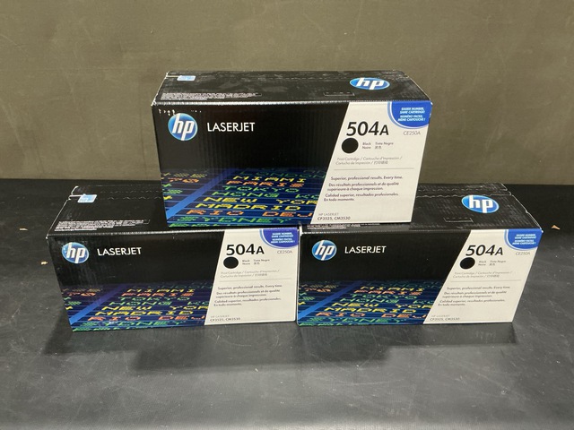 (46) HP 504A LaserJet Print Cartridges