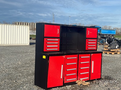 StahlWorks SW-20 Industrial Red Workbench