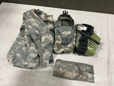 (23) Individual First Aid Kits, (73) M4 Two Mag Pouches & Assorted Items