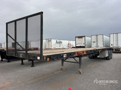 1973 Fruehauf 40 ft T/A Flatbed Trailer