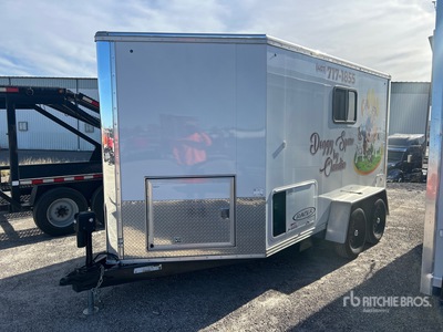2024 Carson 12 ft T/A Enclosed Trailer