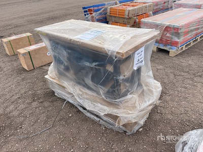 Quantity of (2) 55 in Adjustable Height Propane Fire Pit Table w/ Tabletop Lid