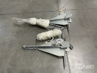 (8) Danforth 22S Anchors