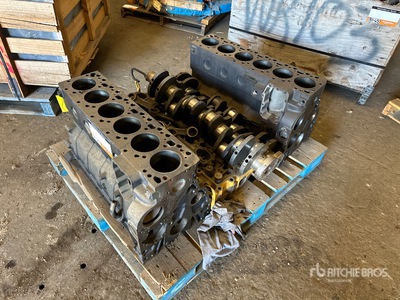Quantity of (2) 6 Cylinder Engine Blocks