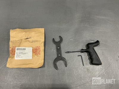 (1) Electrical Connector, (1) Wrench, (1) Pistol Grip Needle & Assorted Items