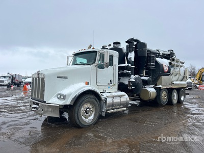 2015 Kenworth T800 6x4 Autocarro aspiratore