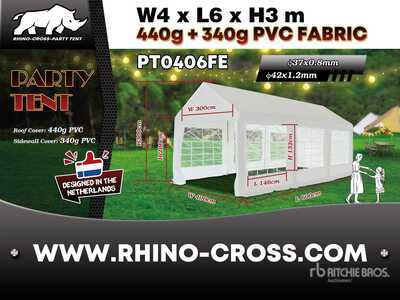Rhino-Cross PT0406FE Party Zelte und Zeltkomponenten (Unused)