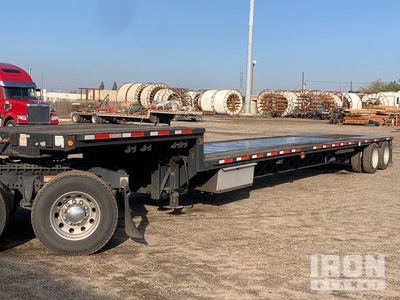 2005 Fontaine T/A 48 ft - 70 ft Extendable Beam Single Drop Step Deck Trailer