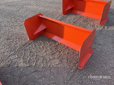 MSS-SPE-4-23 48 in Mini Mini Skid Steer Snow Pusher Skid Steer Snow Pusher (Unused)