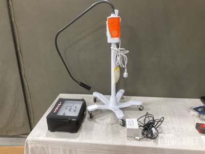 (1) Exam Light, (3) Aspirators, (6) Power Supplies & Assorted Items