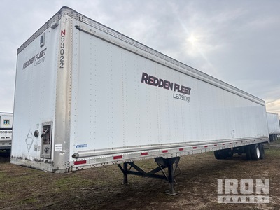 2012 Vanguard 53 ft x 102 in T/A Van Trailer