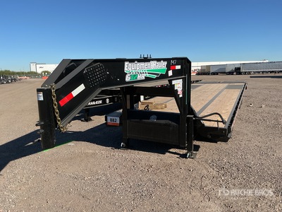 2026 Industrias America G32HR 32 ft T/A Gooseneck Equipment Trailer (Unused)