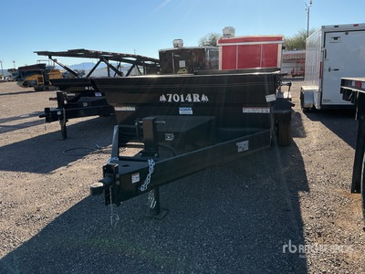 2025 Industrias America 7014R 14 ft T/A 軽量ダンプトレーラー (Unused)