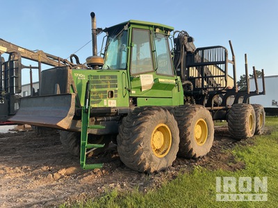 2008 John Deere 1710D 17 ton 8x8 Débusqueuse de grumes