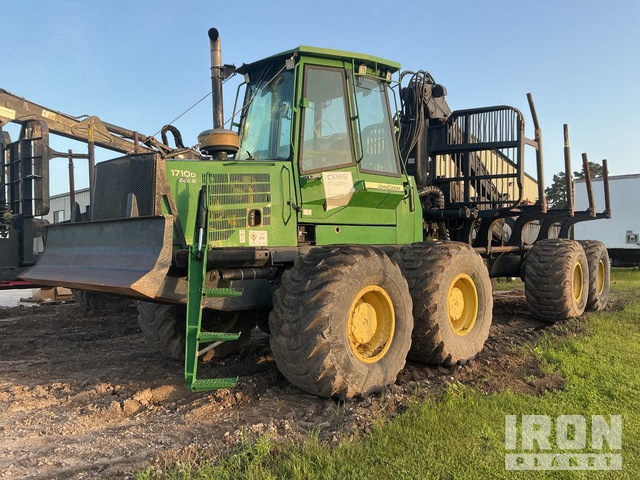 2008 John Deere 1710D 17 ton 8x8 Log Forwarder