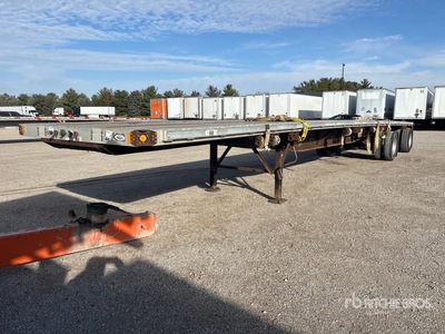 2008 Fontaine IFTW-7-8048WSAWK 48 ft T/A Spread Axle Flatbed Trailer