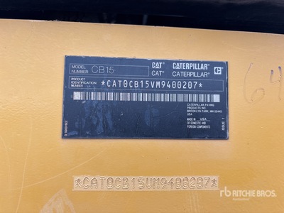 2019 Cat CB15 Double Drum Roller
