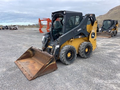 2020 John Deere 318G Skid Steer Loader