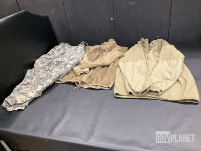 (1) Cold Weather Shirt, (46) Jackets & (11) Pairs of Cold Weather Trousers