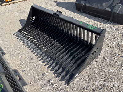 2025 Kit Containers QT-SB-H72-F 72 in Rock Skid Steer Bucket (Unused)