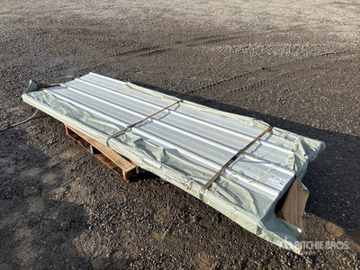 Quantity of 9 ft 8 in x 3 ft Metal Roofing Panels