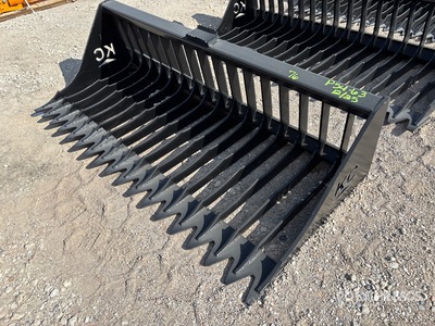 2025 Kit Containers QT-SB-H76-V3 76 in Skeleton Skid Steer Bucket (Unused)