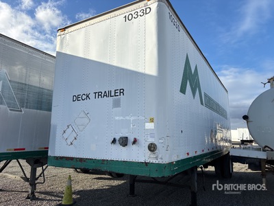 1998 Hyundai VI2280141J 28 ft x 102 in S/A Geschlossene Anhänger