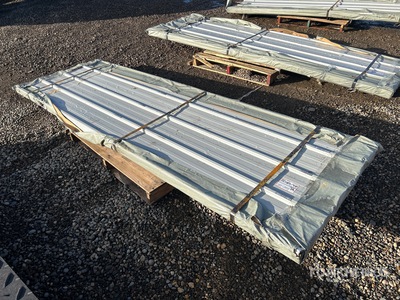 Quantity of 9 ft 8 in x 3 ft Metal Roofing Panels