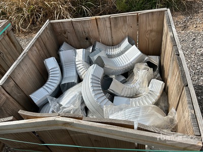 Quantity of (46) 90 degree Gutter Elbows (Unused)