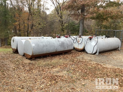 Quantity of (0) 1000 gal Skid Mounted Steel Diesel Gasoline Fuel Tank