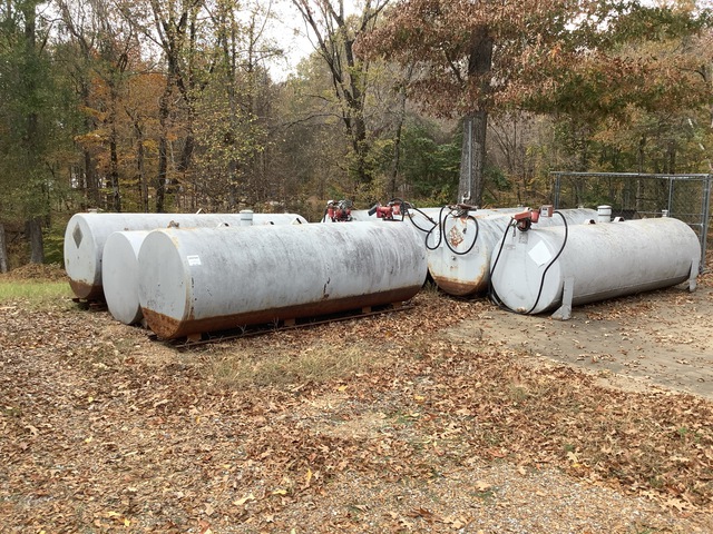 Quantity of (0) 1000 gal Skid Mounted Steel Diesel Gasoline Fuel Tank