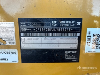 2017 Cat 420 F2 4x4 Backhoe Loader