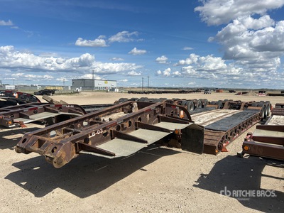 1996 Aspen Tri/A Double Drop Removable Gooseneck Lowboy Trailer