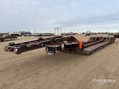 1993 Aspen Tri/A Double Drop Removable Gooseneck Lowboy Trailer