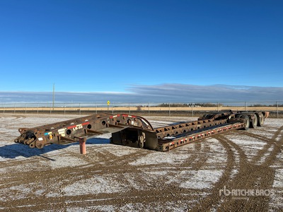 2002 Knight ML055-RGNCD03 Tri/A Double Drop Removable Gooseneck Lowboy Trailer