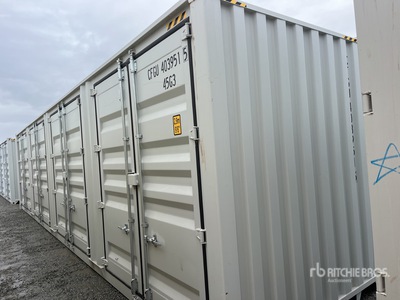 2025 40 ft High Cube Multi-Door Storage Container