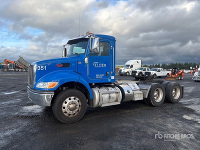 2023 Peterbilt 348 6x4 T/A Day Cab Truck Tractor