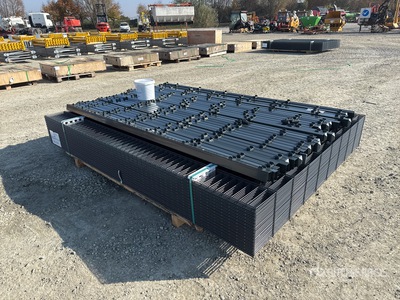 Qty of 75 Meter (1,83m x 2,50m) Site Fence (Unused)