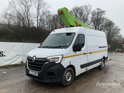 2022 France Elevateur 121F 12 m on Renault Master 4x2 バケツトラック