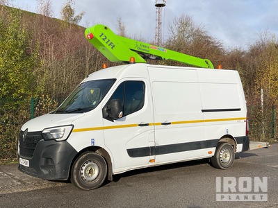 2022 France Elevateur 121F 12 m on Renault Master 4x2 Nacelle élévatrice montée sur fourgon