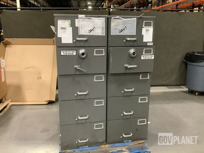 (2) Mosler SFC-5 Filing Cabinet Safes