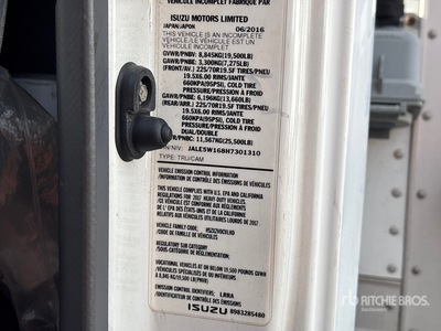 2017 Isuzu NRR 4x2 Van Truck (Inoperable)