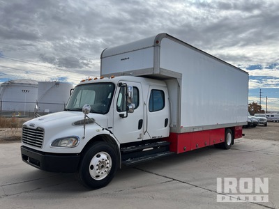 2007 Freightliner Business Class M2 4x2 Crew Cab Moving Van Truck