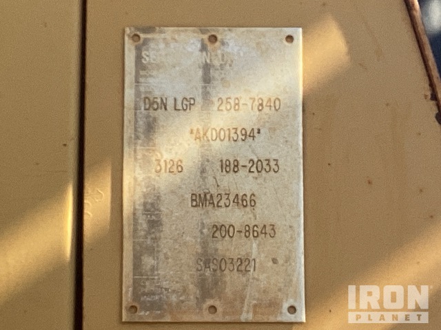 TOPADOR FRONTAL 2005 CATERPILLAR D5NLGP