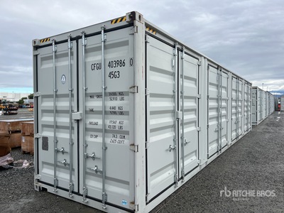 2025 40 ft High Cube Multi-Door Storage Container
