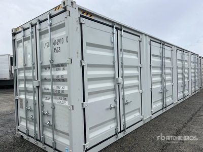 2025 40 ft High Cube Multi-Door Storage Container