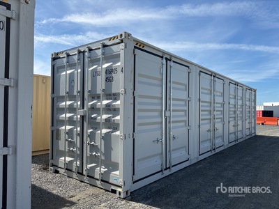 2025 40 ft High Cube Multi-Door Storage Container