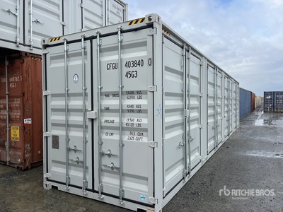 2025 40 ft High Cube Multi-Door Storage Container
